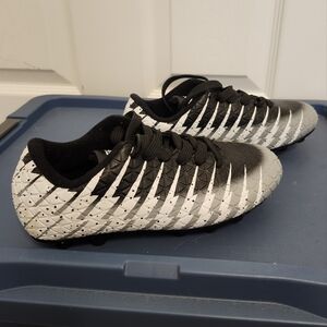 Kids Black and White Athletic Shoes